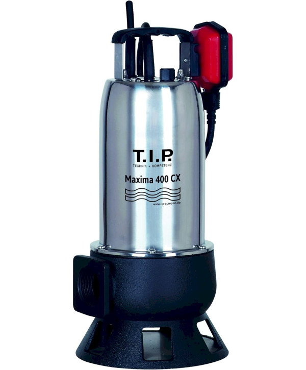 T.I.P. Maxima 400 CX Pompe Submersible pour Eaux Usées en Inox