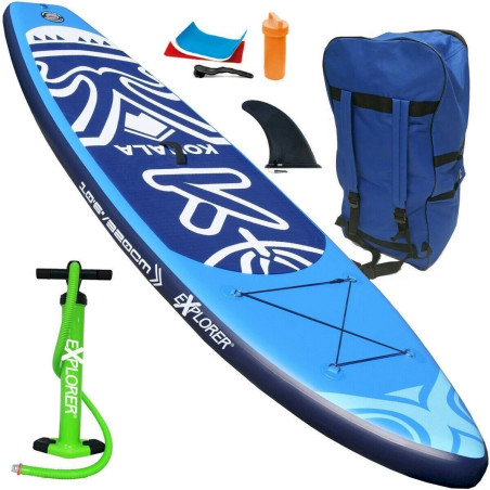 Explorer 25320-OP KOHALA 320 SUP Stand Up Paddle Surf Board blau