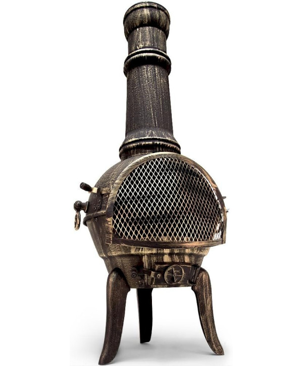 GARDEBRUK Braséro en fonte Chimenea 112cm