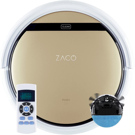 Zaco V5S Pro Saug­ro­bo­ter Nass­wi­schro­bo­ter Saugen & Wischen Akku kabellos