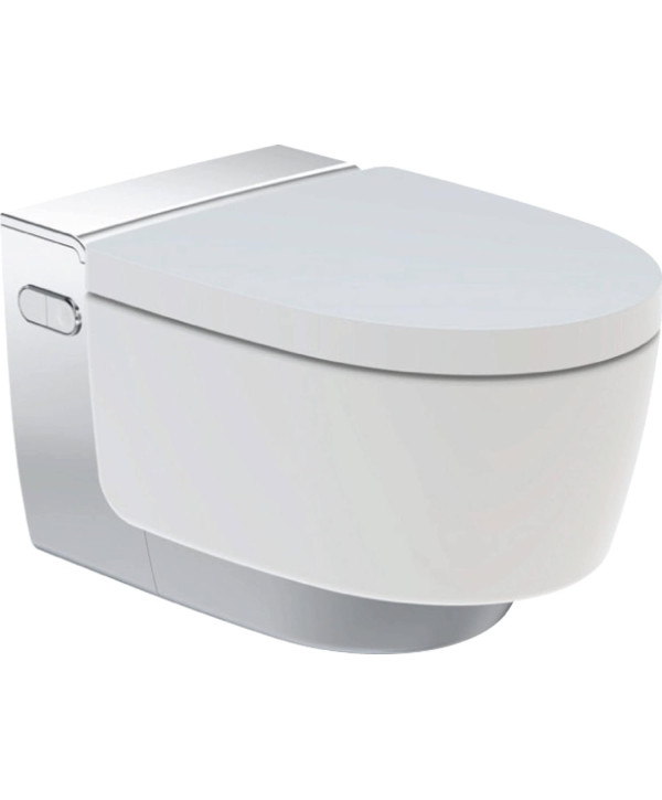 Geberit AquaClean Mera Classic Wand-WC Komplettanlage weiss/hochglanz-verchromt