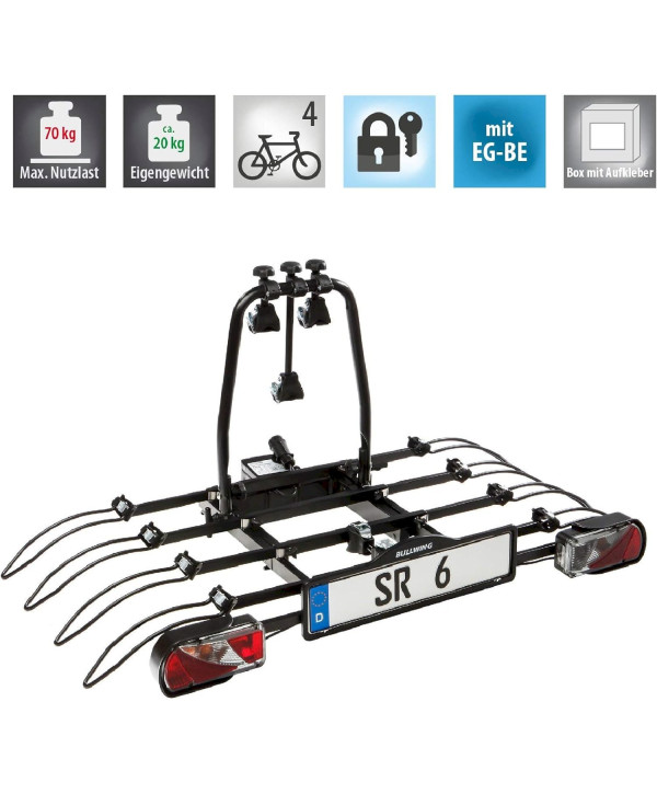 Bullwing SR6 Fahrradtrger fr 4 Fahrrder