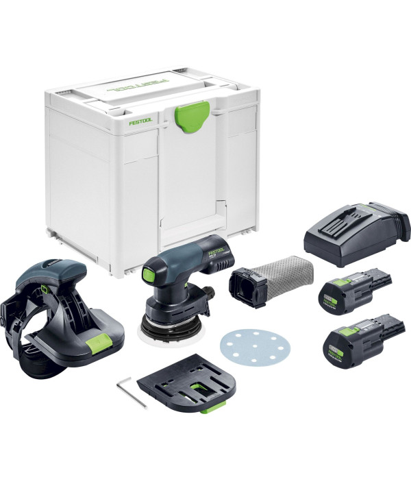 Festool ES-ETSC 125 3,0 I-Plus Akku-Kantenschleifer (mit 2x 3Ah Akkus und Ladegerät)