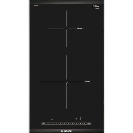 Bosch PIB375FB1E Table de cuisson à induction cm. 30 - profils latéraux en acier inoxydable vi­tro­cé­ra­mique noirs