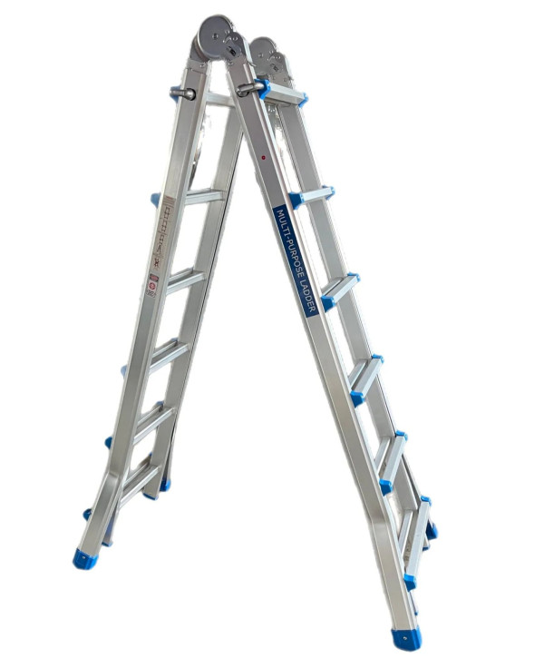 VaGo AL-XT-406 Teleskopleiter Aluminium 626cm - 4x6 Sprossen