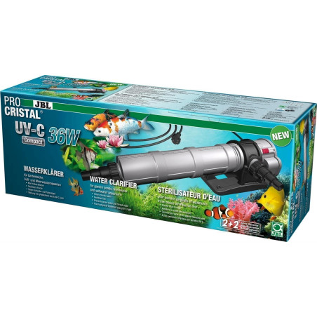 JBL - ProCristal Compact - UV-C 36W - Stérilisateur d'eau pour aquarium jusqu'à 3000l