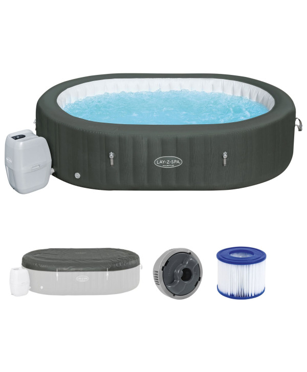 Bestway Lay-Z-Spa Mauritius Airjet aufblasbarer Whirlpool oval 270x180x71cm