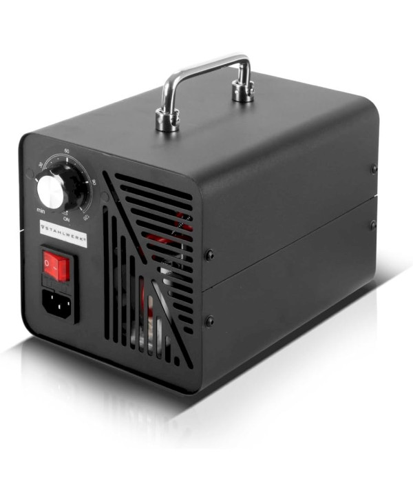 STAHLWERK OG-30 ST Ozongenerator 30g/h bis 200qm Dauerbetrieb- und Timer-Funktion schwarz