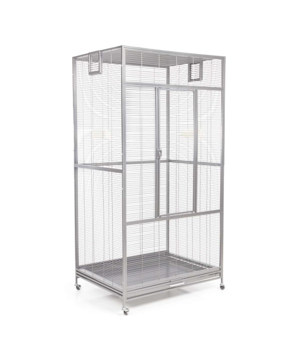 Montana Cages New Sydney l Platinum volière pour perroquet, canari, perruche, calopsitte