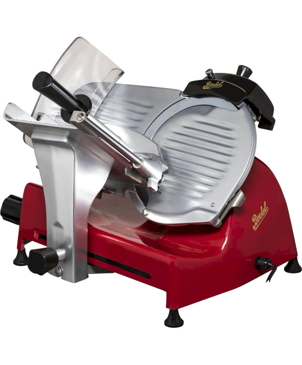 Trancheuse Berkel Pro Line XS25 rouge - Lame en acier chromé de 250 mm