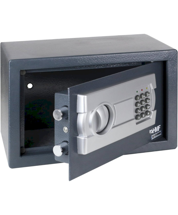 HMF Möbeltresor Elektronikschloss (35x25x25cm) Anthrazit Wandtresor Tresor Safe Hotelsafe