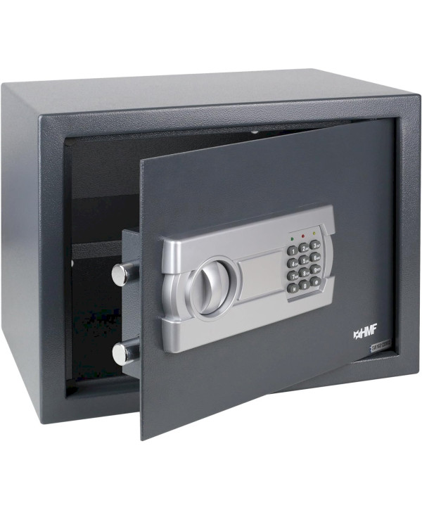 HMF Möbeltresor Elektronikschloss (38x30x30cm) Anthrazit Wandtresor Tresor Safe Hotelsafe