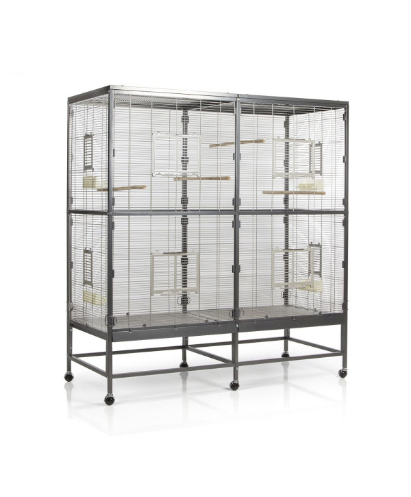 Montana Cages Casa 150 Vogelvoliere Antik-Platinum