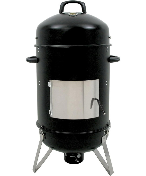 BBQ-Toro Räuchertonne Hickory Ø 46 cm Räucherofen BBQ Smoker Holzkohlegrill