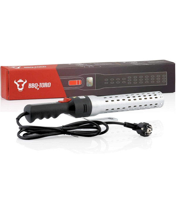 BBQ-Toro Allume-Grill électrique IGGI 2000 W, 650 °C Allume-Charbon électrique pour Barbecue, Grill et cheminée