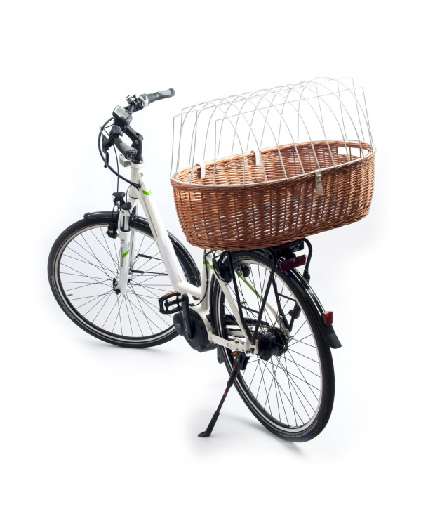 Aumüller Fahrrad-Tierkorb mit Halter 68 cm - Gepäckträgermontage Hundekorb