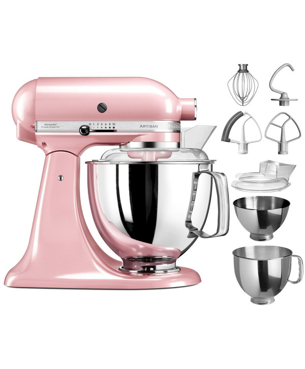 KitchenAid Artisan 5KSM175PS ESP Küchenmaschine mit kippbarem Motorkopf - seidenpink