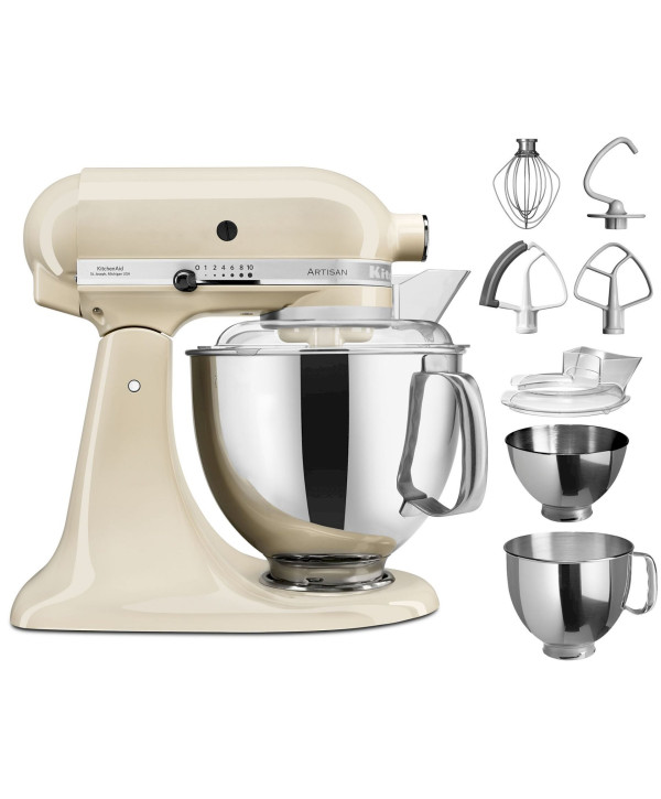 KitchenAid Artisan 5KSM175PS EAC robot pâtissier à tête inclinable - crème