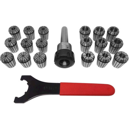 Spannzangen-Set MK2/M10 ER32 Ø2-20mm im Alu-Koffer