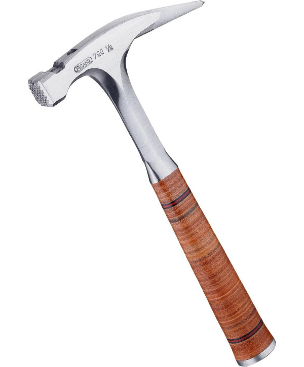 Picard Latthammer mit Ledergriff leicht geraut 800g Länge 312 mm Hammer