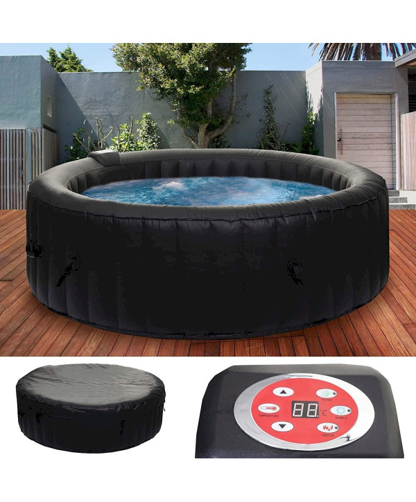 Mendler Jacuzzi HWC-E32 pour 6 Personnes intérieur/extérieur 208cm