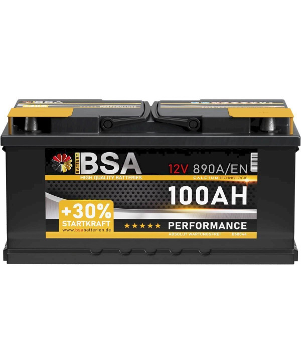 BSA Autobatterie 12V 100Ah +30% mehr Startkraft