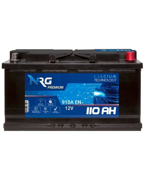 NRG Autobatterie 12V 110Ah Starterbatterie