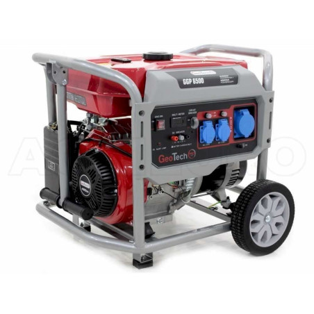 GeoTech Pro GGP 6500 Einphasiger Stromerzeuger mit Benzinmotor 5,0kW