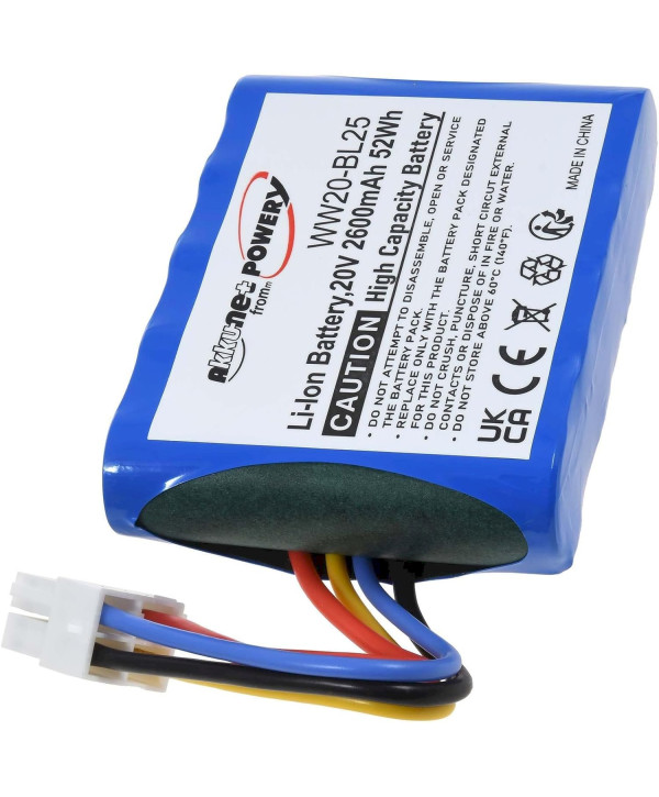 Batterie compatible Worx type WA3230 20V 2600mAh/52Wh Li-Ion