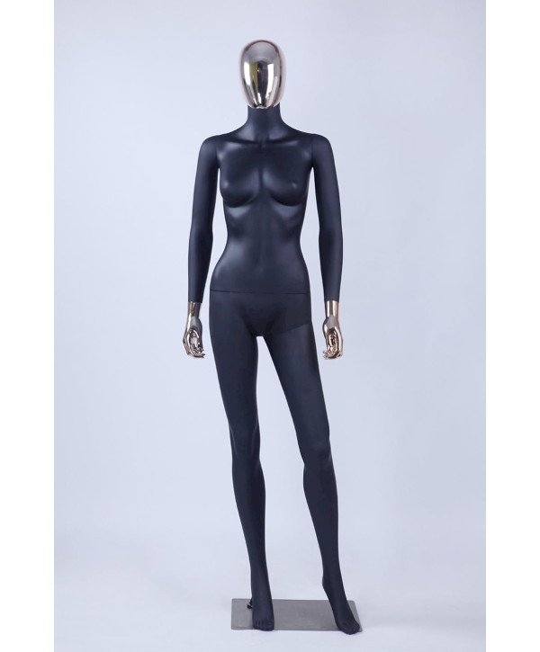 Mannequin DF7-8D féminin 176cm 7 parties détachables noir mat