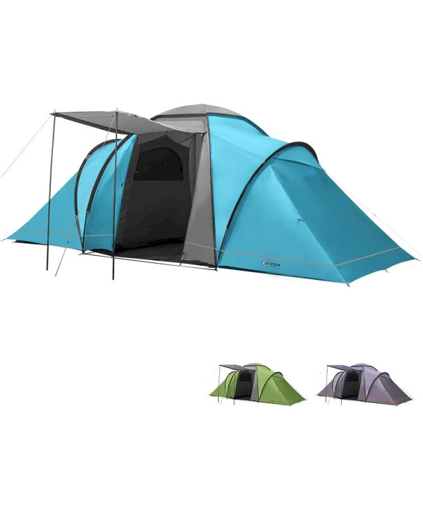 Portal Outdoor Beta 6 Kuppelzelt 6-Personen 520x210cm blau