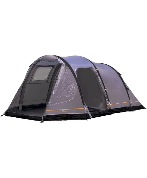 Portal Outdoor Alfa 5 aufblasbares Tunnelzelt 5-Personen 470x300cm grau