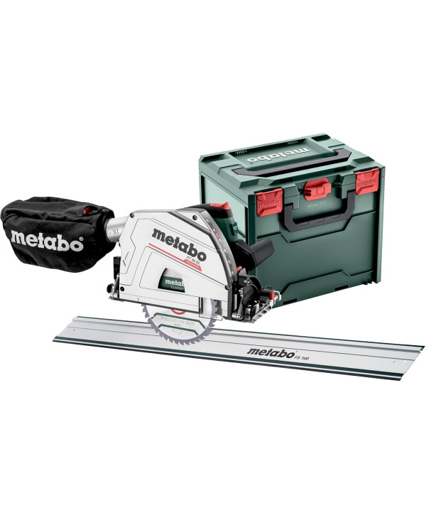 Metabo KT 66 BL scie circulaire plongeante avec rail de guidage FS 160 en metaBOX 340