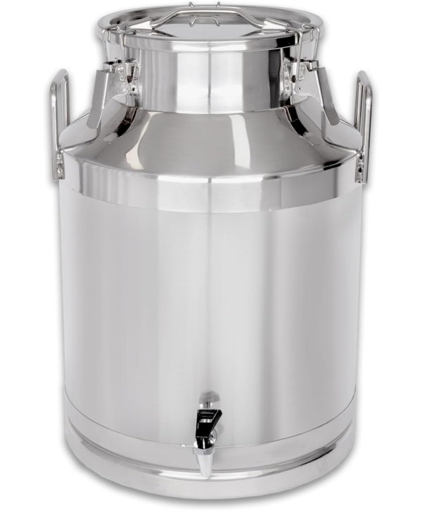 Beeketal BMK-50A verseuse à lait 50 litres inox avec robinet de vidange