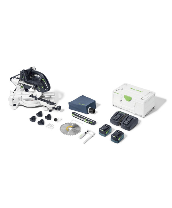 Festool KAPEX KSC 60 EB 5,0 I-Plus Akku-Kapp-Zugsäge (mit 2x 5Ah Akkus und 2x Ladegeräte)