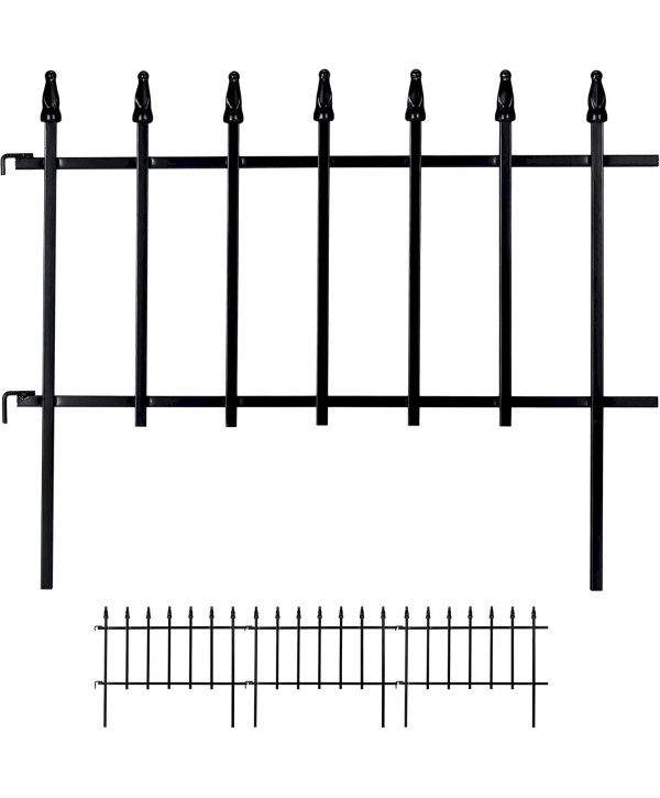 4x Bordures de Jardin 45,5x57,5x2,5cm