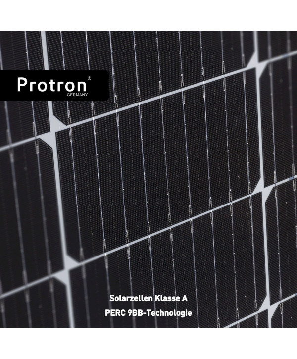 Protron 120W Mono-Kristallin Solarmodul Solar Photovoltaik Solarpanel 12V