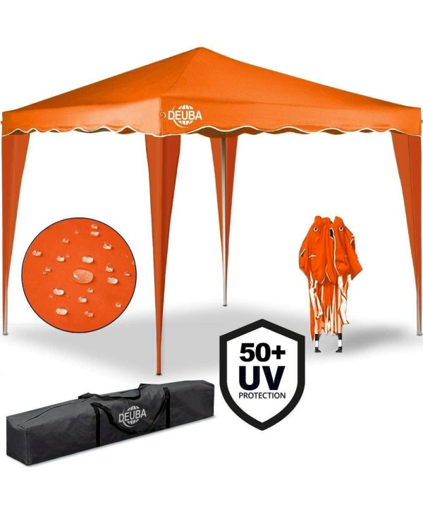 Faltpavillon CAPRI 3x3m UV-Schutz 50+ orange