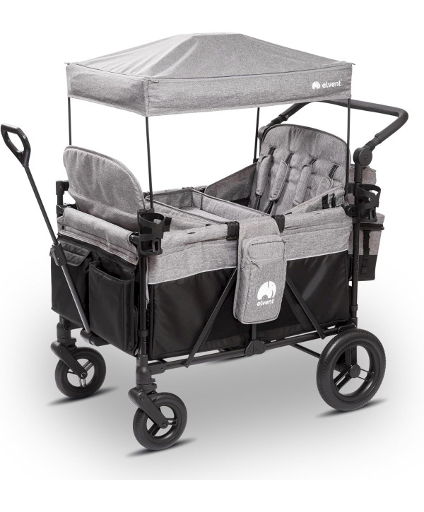 elvent ComfortPlus 4 Bollerwagen 4-Sitzer bis 80kg grau