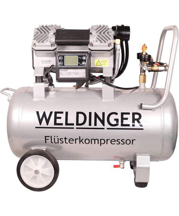 WELDINGER FK190 Alu pro Compresseur silencieux 1500W / 3-12 bar / 36L