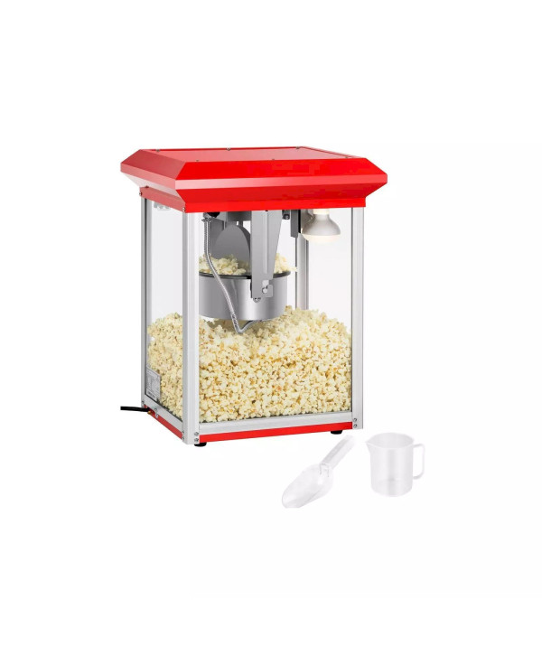 Royal Catering Machine à popcorn rouge 3 kg