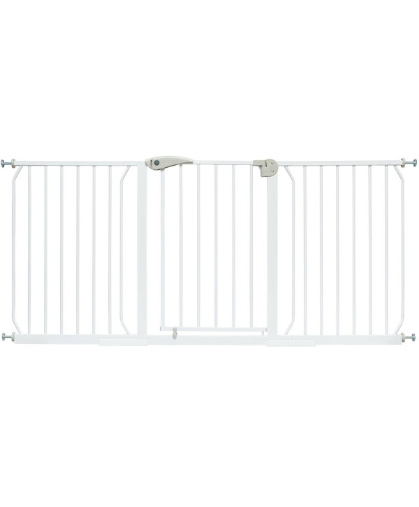 ib style BERRIN XXL barrière d'escalier blanc-gris 175-185 cm