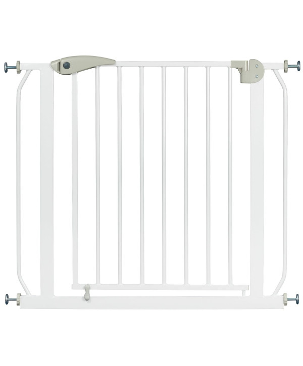 ib style BERRIN XXL barrière d'escalier blanc-gris 115-125 cm