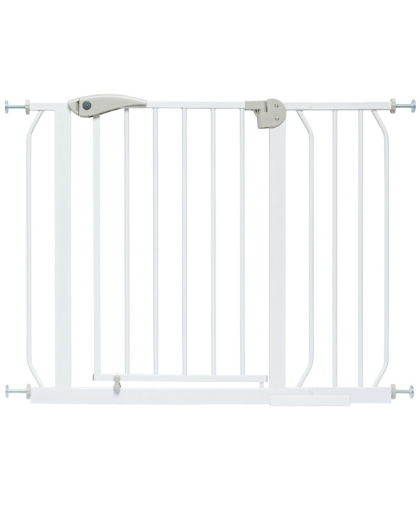 ib style BERRIN XXL barrière d'escalier blanc-gris 105-115 cm