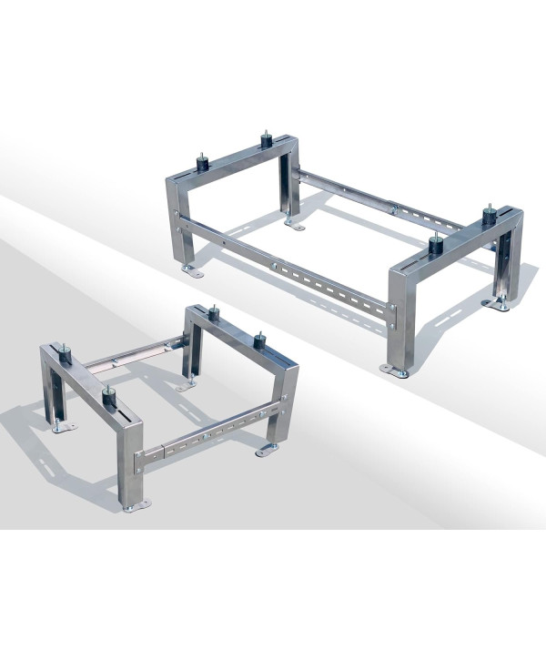 Bodenkonsole Klimaanlage Wärmepumpe Halterung Klimaständer Ständer (600-1035x560x345mm)
