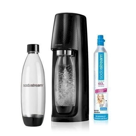 SodaStream Easy Wassersprudler zum Sprudeln von Leitungswasser, macht aus Leitungswasser Sprudelwasser - ohne schleppen. mit 1