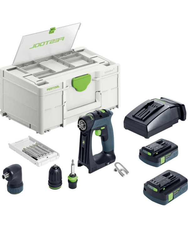 Festool CXS 18 C 3,0-Set Akku-Bohrschrauber (mit 2x 3Ah Akkus und Ladegerät)