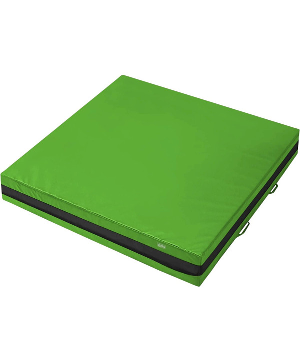 ALPIDEX tapis de sol souple pour fitness 100x100x20cm vert