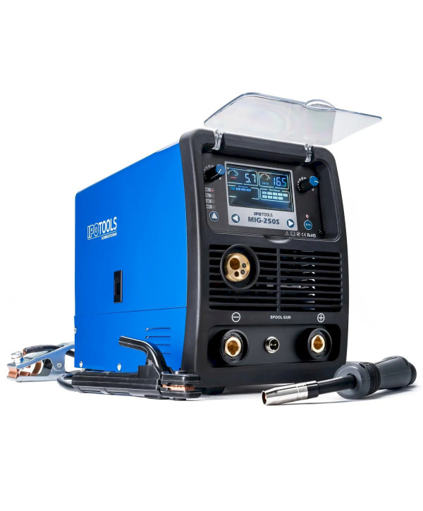 IPOTOOLS MIG 250S Synergic Inverter Schweißgerät MIG/MAG 30-250A