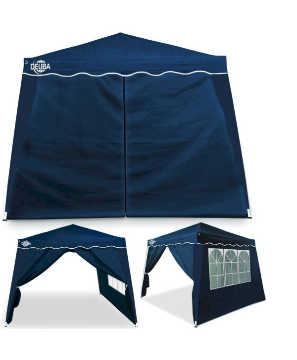 Faltpavillon Capri 3x3m inkl. 4 Seitenwänden, blau